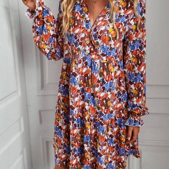 Fun and Fabulous Vintage Print BabyDoll Dress - Picture 8 of 11